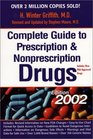 Complete Guide to Prescription  Nonprescription Drugs 2002