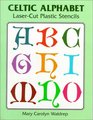 Celtic Alphabet LaserCut Plastic Stencils