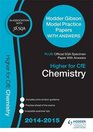 SQA Specimen Paper 2014 Higher for CfE Chemistry  Hodder Gibson Model Papers