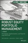 Robust Equity Portfolio Management  Website Formulations Implementations and Properties using MATLAB