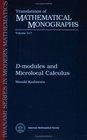 DModules and Microlocal Calculus
