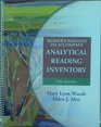 Analytical Reading Inventory Comprehensive Assessment for All Students Including Gifted and Remedial