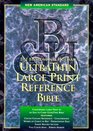 Bib New American Standard Large Print Ultrathin Reference Bible Black      Bonded Leather