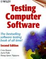 Testing Computer Software 2nd Edition