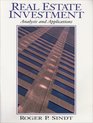 Real Estate Investment Analysis and Applications
