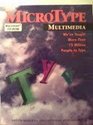 MicroType Multimedia CDROM Network Macintosh