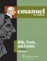 Emanuel Law Outlines Wills Trusts  Estates Third Edition