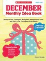 December Monthly Idea Book ReadytoUse Templates Activities Management Tools and Morefor Every Day of the Month