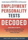 Employment Personality Tests Decoded