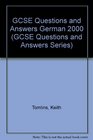 GCSE Questions and Answers German 2000