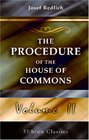 The Procedure of the House of Commons