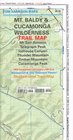Mt Baldy Cucamonga Wilderness Trail Map Camping Mountain Biking Hiking Trail Camps ShadedRelief Topo Map