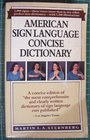 American Sign Language Concise Dictionary