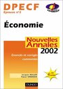 DPECF preuve n2  Economie  2002