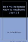 Math Know It Notebook   Middle School
