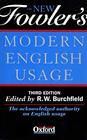 The New Fowler's Modern English Usage