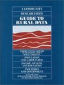 A Community Researcher's Guide to Rural Data
