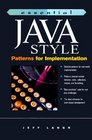 Essential Java Style Patterns for Implementation