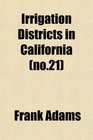 Irrigation Districts in California