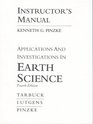 Applications and Investigations in Earth ScienceInstructor's Manual