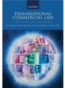 Transnational Commercial Law International Instruments and Commentary