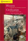 Thomson Advantage Books Western Civilization A History of European Society Compact Edition Volume II