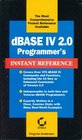 dBASE IV 20 Programmer's Instant Reference