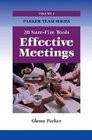 Effective Meetings 20 Surefire Tools