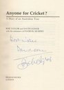 Anyone for cricket A diary of an Australian tour