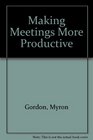 Making meetings more productive