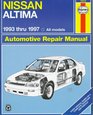 Haynes Repair Manual Nissan Altima Automotive Repair Manual Models Covered All Nissan Altima Models 19931997