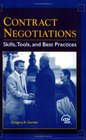 Contract Negotiations Skills Tools and Best Practices