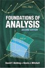 Foundations of Analysis Second Edition