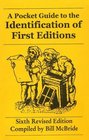 Pocket Guide to the Identification of First Editions