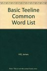 Basic Teeline Common Word List