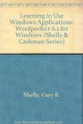 Learning to Use Windows Applications Wordperfect 61 for Windows