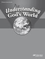 Understanding God's World Tests  Quiz Teacher Key