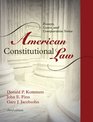 American Constitutional Law Essays Cases and Comparative Notes