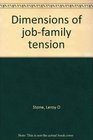 Dimensions of jobfamily tension