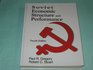Soviet Economic Structure and Performance
