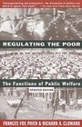 Regulating the Poor  The Functions of Public Welfare