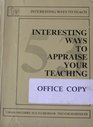 53 Interesting Ways to Appraise Your Teaching