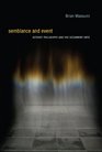 Semblance and Event Activist Philosophy and the Occurrent Arts