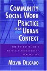 Community Social Work Practice in an Urban Context The Potential of a CapacityEnhancement Perspective