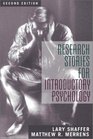 Research Stories for Introductory Psychology Second Edition