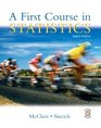 First Course in Statistics A