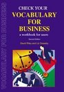 Check Your Vocabulary for Business