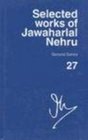 Selected Works of Jawaharlal Nehru Second Series Volume 27 1 October 195431 January 1955