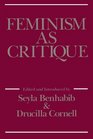 Feminism As Critique On the Politics of Gender