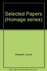 Selected Papers of Lionel Pearson
